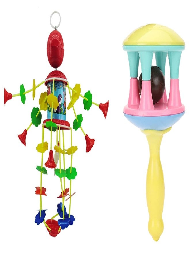 SHANVI Toys Jhoomer Musical Merry Go Round Automatic Toy Jhoomer with Soothing Sound for Toys (Multicolor) ((Electric_JHO_Rattle Toy-02)) - Image 1