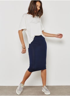Ginger Basics Tube Midi Skirt  - Image 4