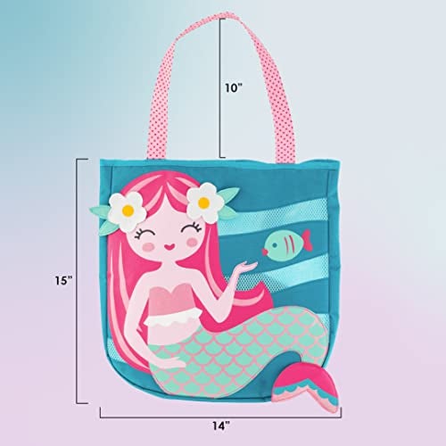 Stephen Joseph BEACH TOTES (w/sand toy play set) MERMAID - Image 3