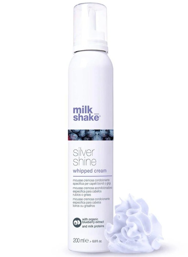 ميلك شيك رغوة سيلفر شاين للشعر الأشقر و الرمادي 200 مل - Image 1