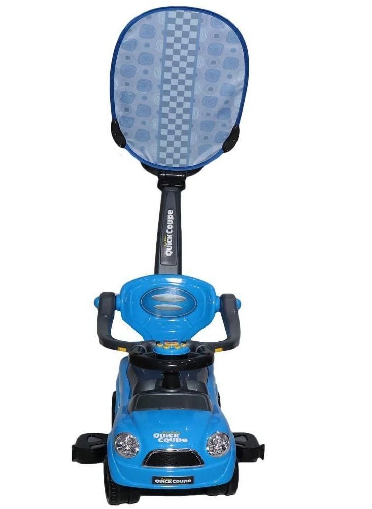 FACTUAL TOYS Factual Toys - Sunshine Canpoy Coupe Pusher Car - Blue  - Image 3