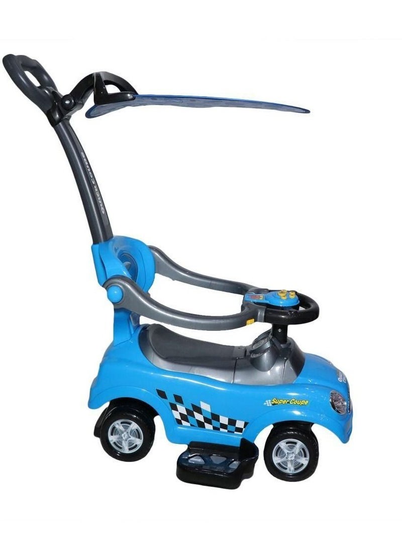 FACTUAL TOYS Factual Toys - Sunshine Canpoy Coupe Pusher Car - Blue  - Image 2