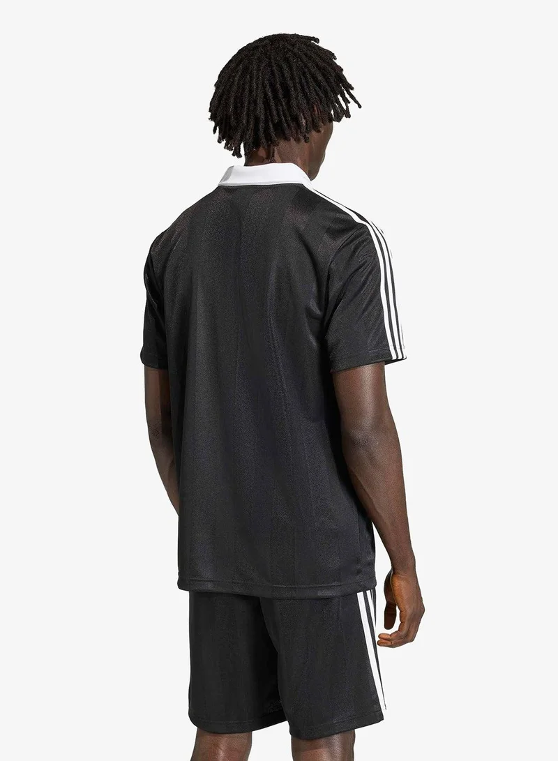 adidas Originals ARCHIVE COLLAR ENGINEERED JERSEY