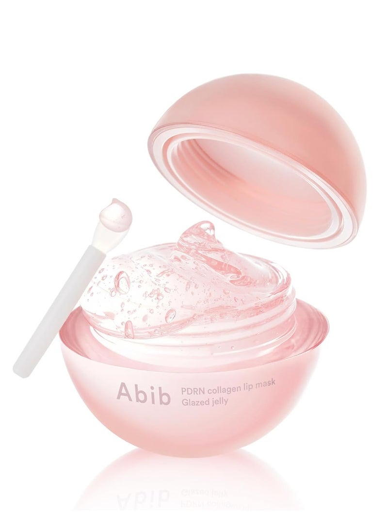 Abib PDRN Collagen Lip Mask Glazed Jelly 0.38 fl oz | Korean Lip Butter Balm Overnight Sleeping Mask Hydrating Care Moisturizer Treatment for Flakey, Dry Lips - Image 1