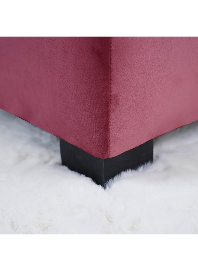 Pan Home Emirates Alpha Bench-Velvet~Pink  - Image 5