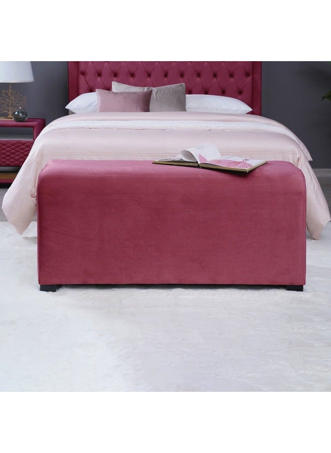Pan Home Emirates Alpha Bench-Velvet~Pink  - Image 2