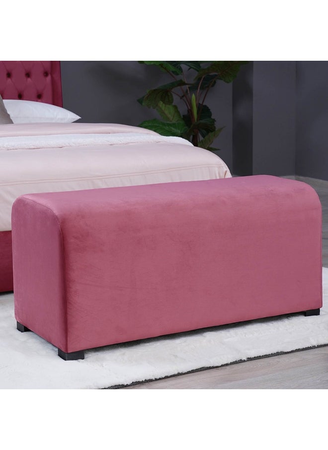 Pan Home Emirates Alpha Bench-Velvet~Pink  - Image 3