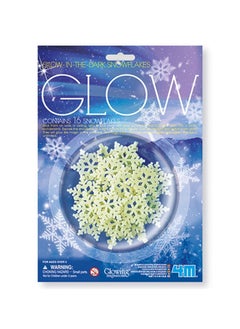4m 4M Glow-In-The-Dark Snowflakes (16 Pieces) 