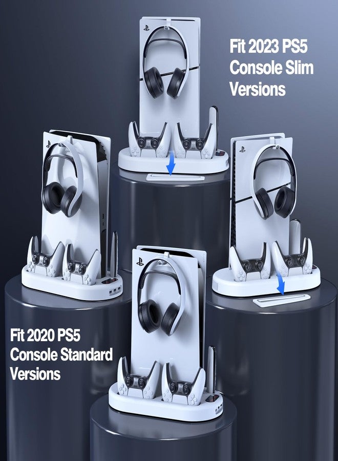 AMZDM Cooling Stand for PS5 Slim Horizontal Placement Bracket Holder Compatible with PlayStation 5 - Image 2