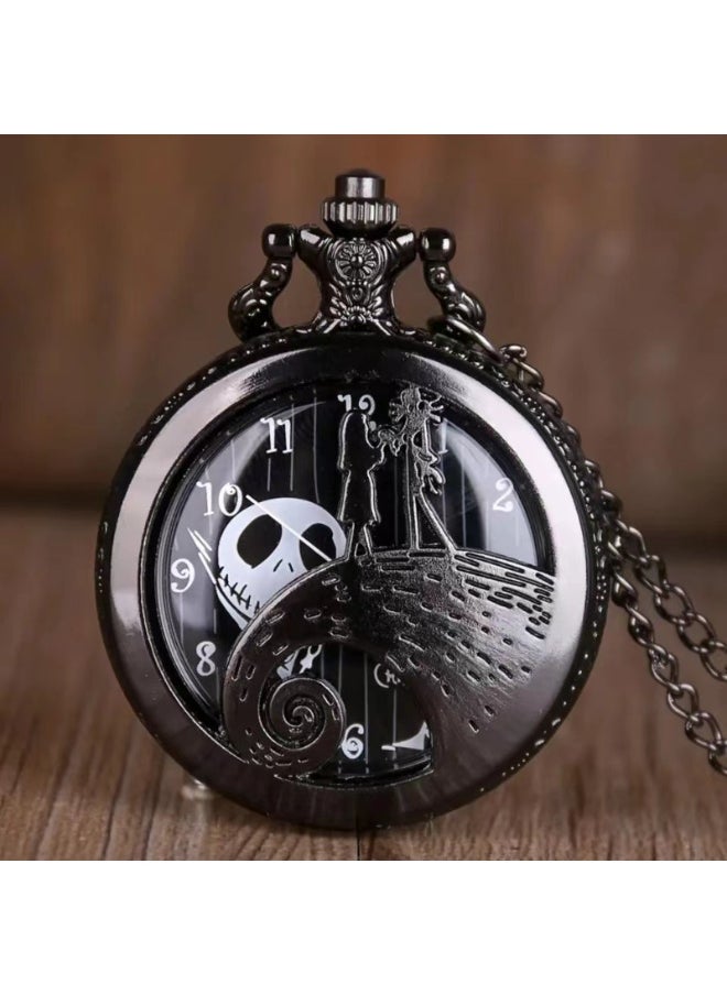 NIBEMINENT - Vintage Metal Analog Pocket Watch Unisex Casual Style - Image 1