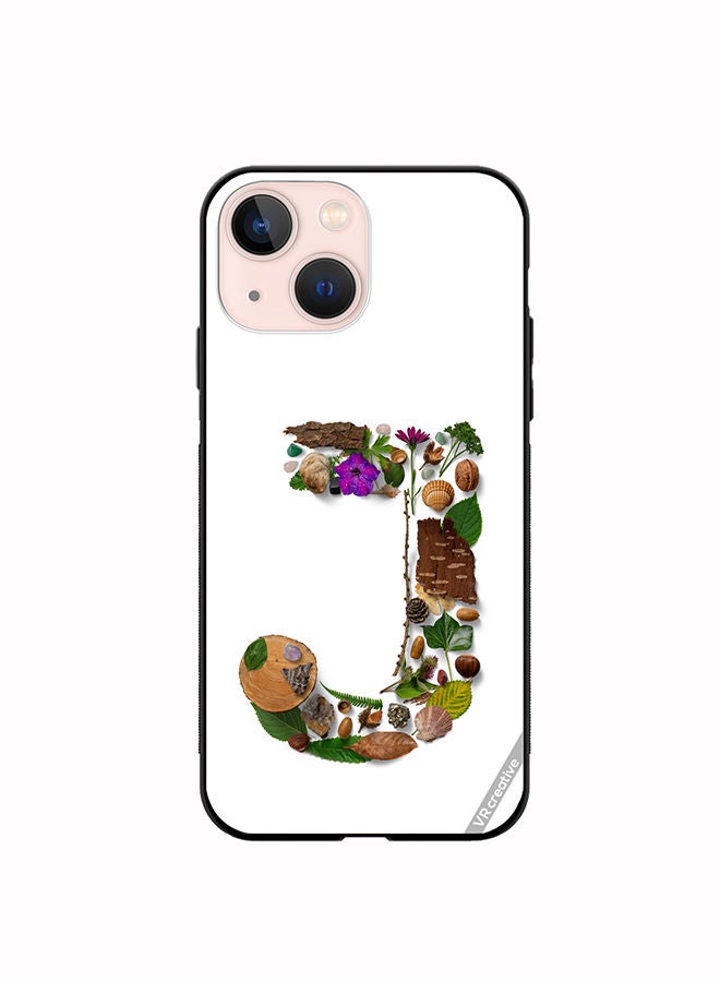 VR CREATIVE Protective Case Cover For Apple iPhone 14 Alphabet J Design Multicolour - Image 1