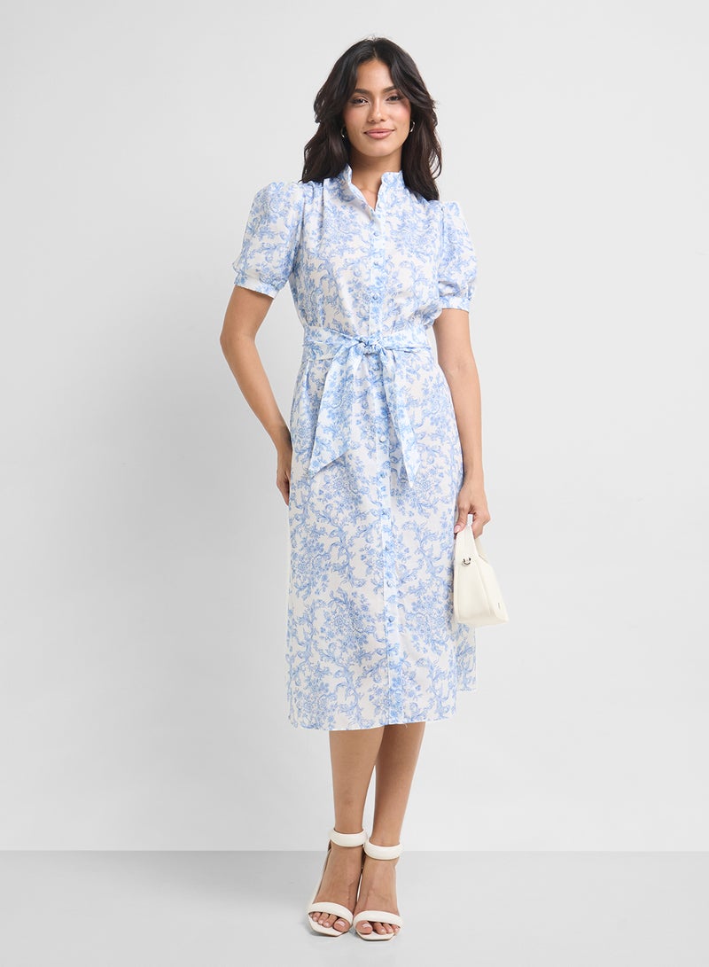 ELLA Floral Print Dress  - Image 4