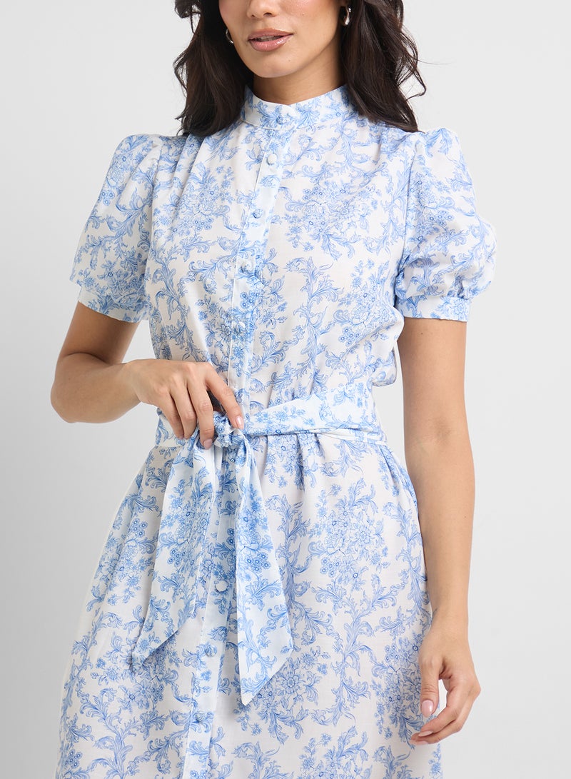 ELLA Floral Print Dress  - Image 3