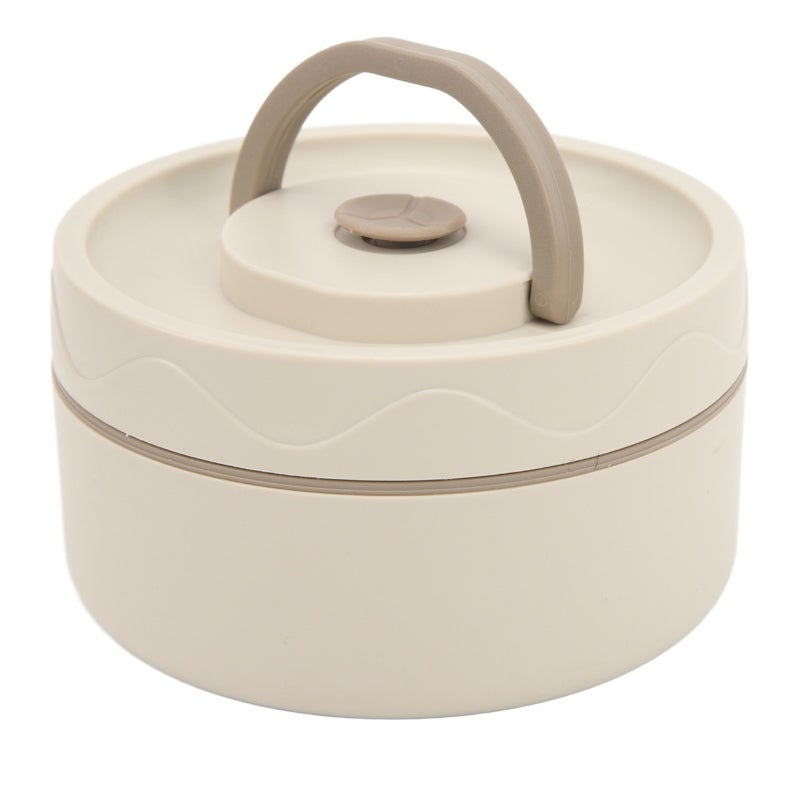 Insulated Lunch Container 304 Stainless Steel Double Layer Excellent Heat Preservation - Good Sealing Thermal Cooking Pot for Work School Outdoor Outings - Image 1