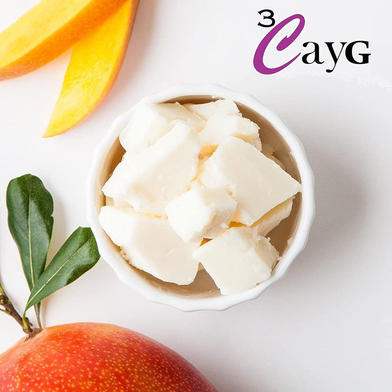 3CayG زبدة المانجو الطبيعية 3CAYG 1LB - رائعة لصنع الصابون - مصفاة طبيعياً - Image 3