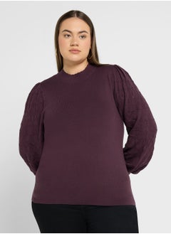 Vero Moda Curve Round Neck Knitted Sweater  - Image 1