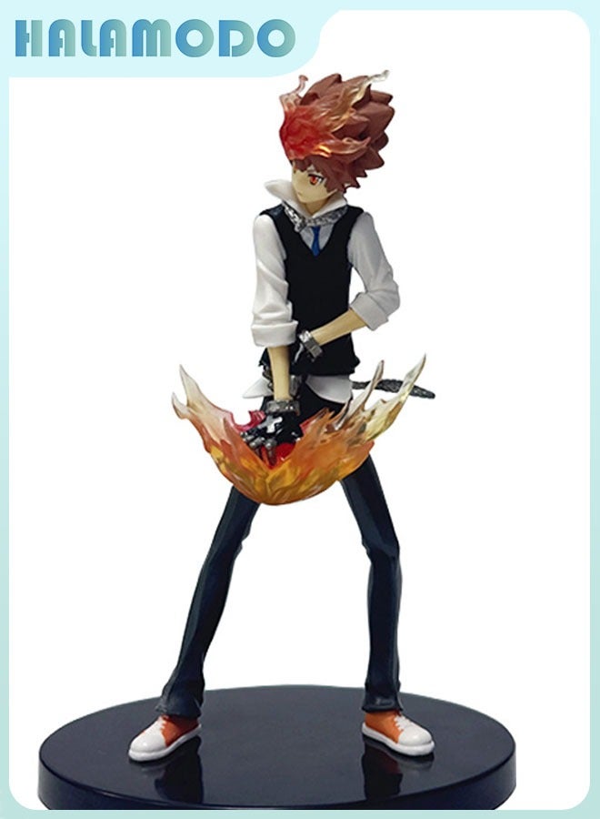 HALAMODO Katekyo Hitman Reborn!  Tsunayoshi Sawada Anime Figure, Desk Ornament and Heartwarming Birthday Gift,19cm - Image 1