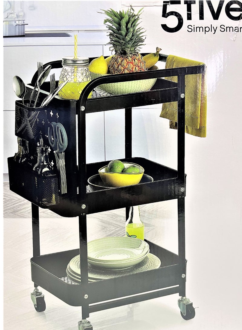 5 خمسة عربة مطبخ إحترافية من الحديد المقاوم بشكلها الجديد والأنيق - Image 2