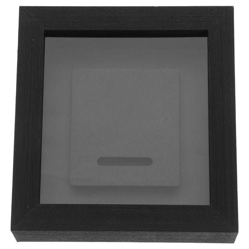 إطار عرض ميدالية الماراثون من الخشب الصلب الأسود مع حامل للحائط وحامل للطاولة - Image 2