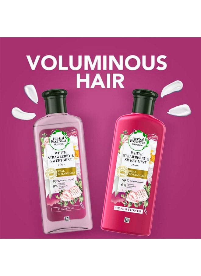 White Strawberry & Sweet Mint Shampoo- For Cleansing And Volume - No Paraben, No Colorants, 240 Ml