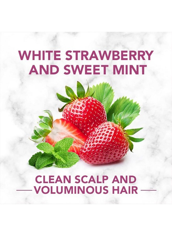 White Strawberry & Sweet Mint Shampoo- For Cleansing And Volume - No Paraben, No Colorants, 240 Ml