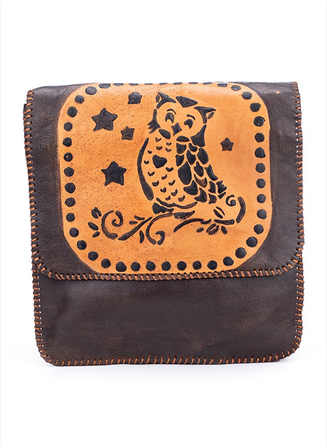 Sheer Fashionable Leather Crossbody Bag  - Image 1