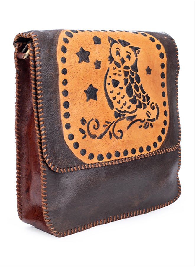 Sheer Fashionable Leather Crossbody Bag  - Image 2