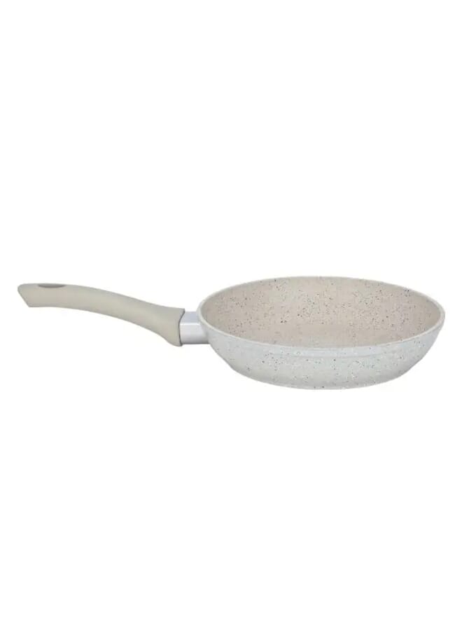 Rocky granite frying pan, 24 cm - cream - Image 3