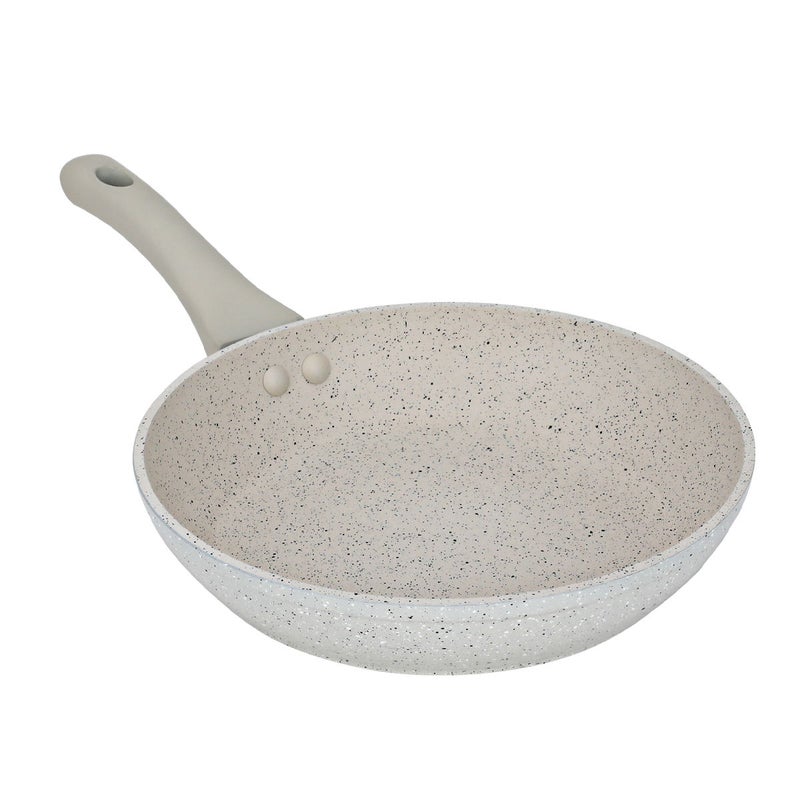 Rocky granite frying pan, 24 cm - cream - Image 2