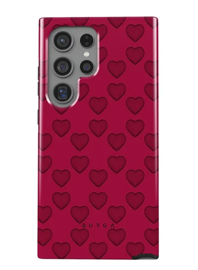 BURGA Phone Case Compatible with Samsung Galaxy S24 Ultra Mobile Phone Case Hybrid 2 Layer Hard Shell Silicone Protective Case,Single Not Sorry Scratch Resistant Shockproof Cover