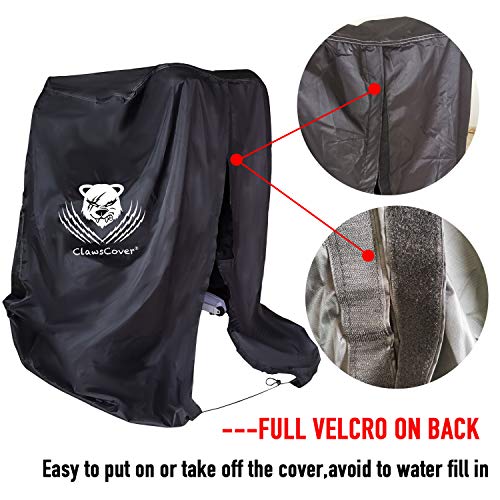 ClawsCover Folding Treadmill Cover Waterproof Dustproof Running Machine Cover Exercise Workout Equipment Protective with Windproof Drawstring and Air Vents Fits for Home Gym Indoor Outdoor - Image 3