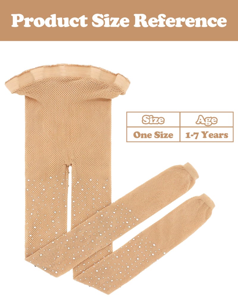 Sarfel Kids Fishnet Stockings Sparkle Tights Glitter Tights for Girls 4T - Image 5