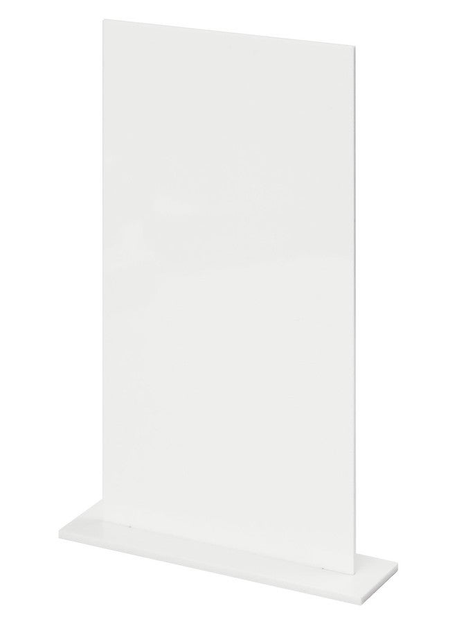 JINMURY 8x10 Inch White Acrylic Sign with Stand | 5 Pack Blank Acrylic Table Signs and Base for DIY Wedding Table Numbers, Wedding Signage, Events& Parties (White, 8x10 Inch) - Image 3