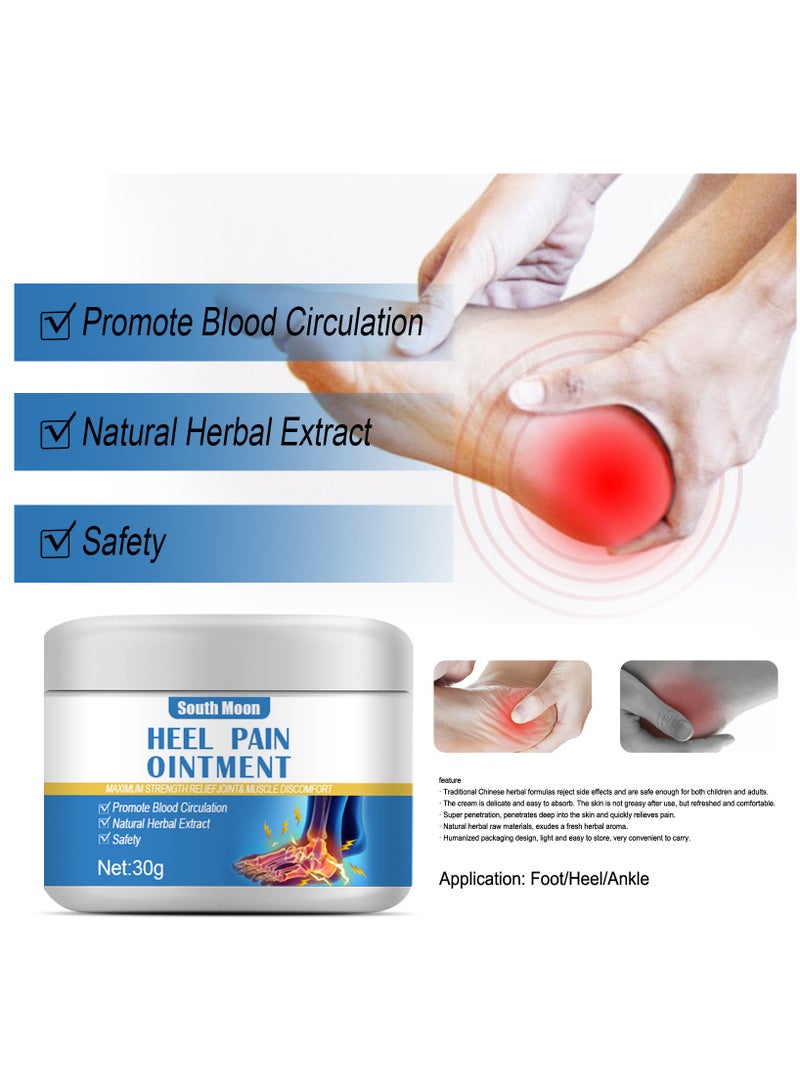 South Moon Herbal Soothing Massage Cream for Heel & Toe Pain, Plantar Fasciitis, Tendon Pain, Swelling & Bruises Relief (1 pc) - Image 4
