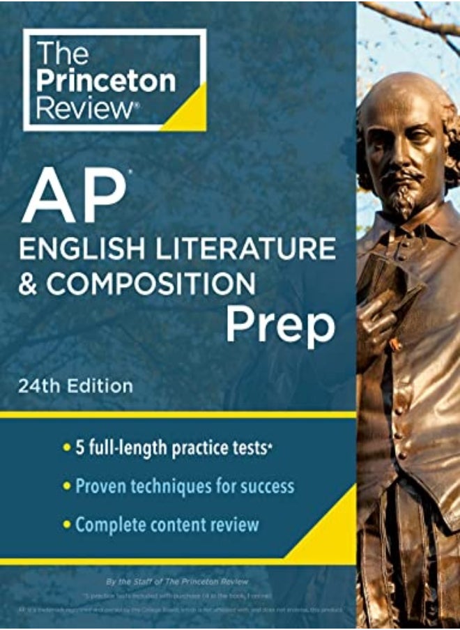 null - Princeton Review Ap English Literature & Composition Prep 2024 by The Princeton Review Paperback - Image 1