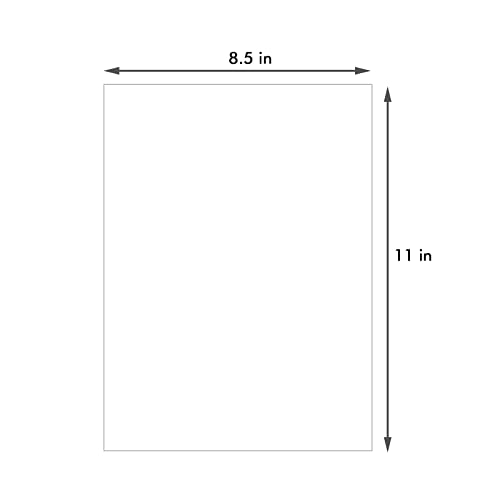 Somime 25 Pack Backing Boards Only - 8.5x11 Uncut White Mats Matboards, Acid Free & White Core Backerboards, Ideal for Photos/Pictures/Prints/Frames/Arts - Image 2