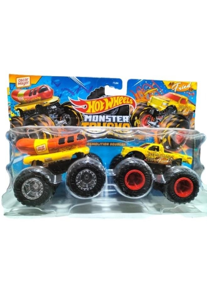 Hot Wheels - Monster Trucks Demolition Doubles - 1 Pack, Style May Vary - Image 1