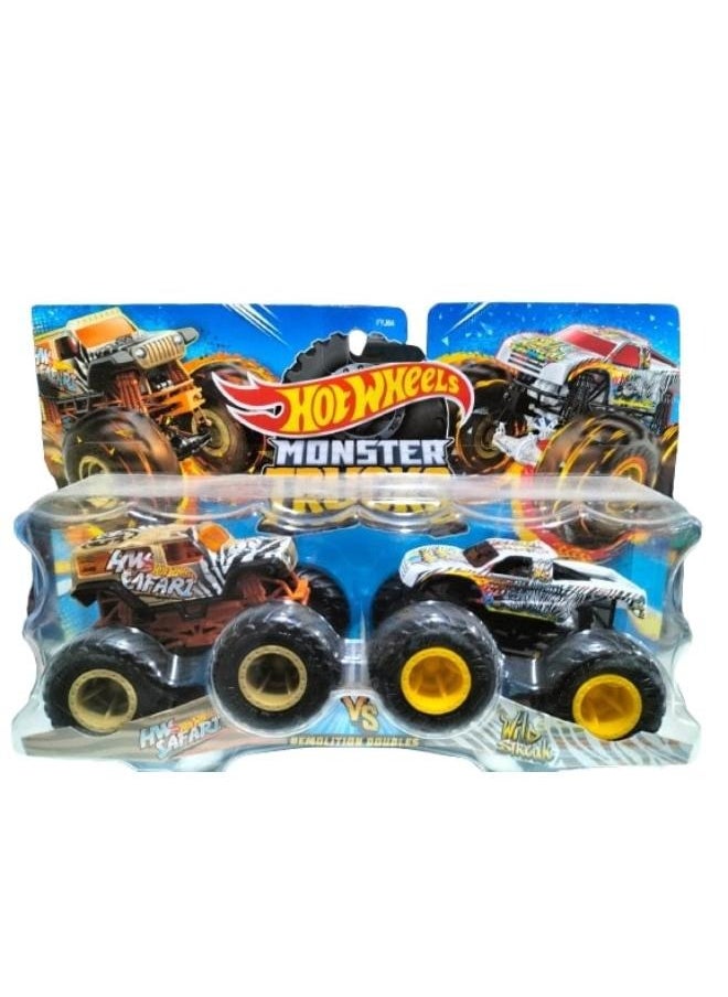 Hot Wheels - Monster Trucks Demolition Doubles - 1 Pack, Style May Vary - Image 1