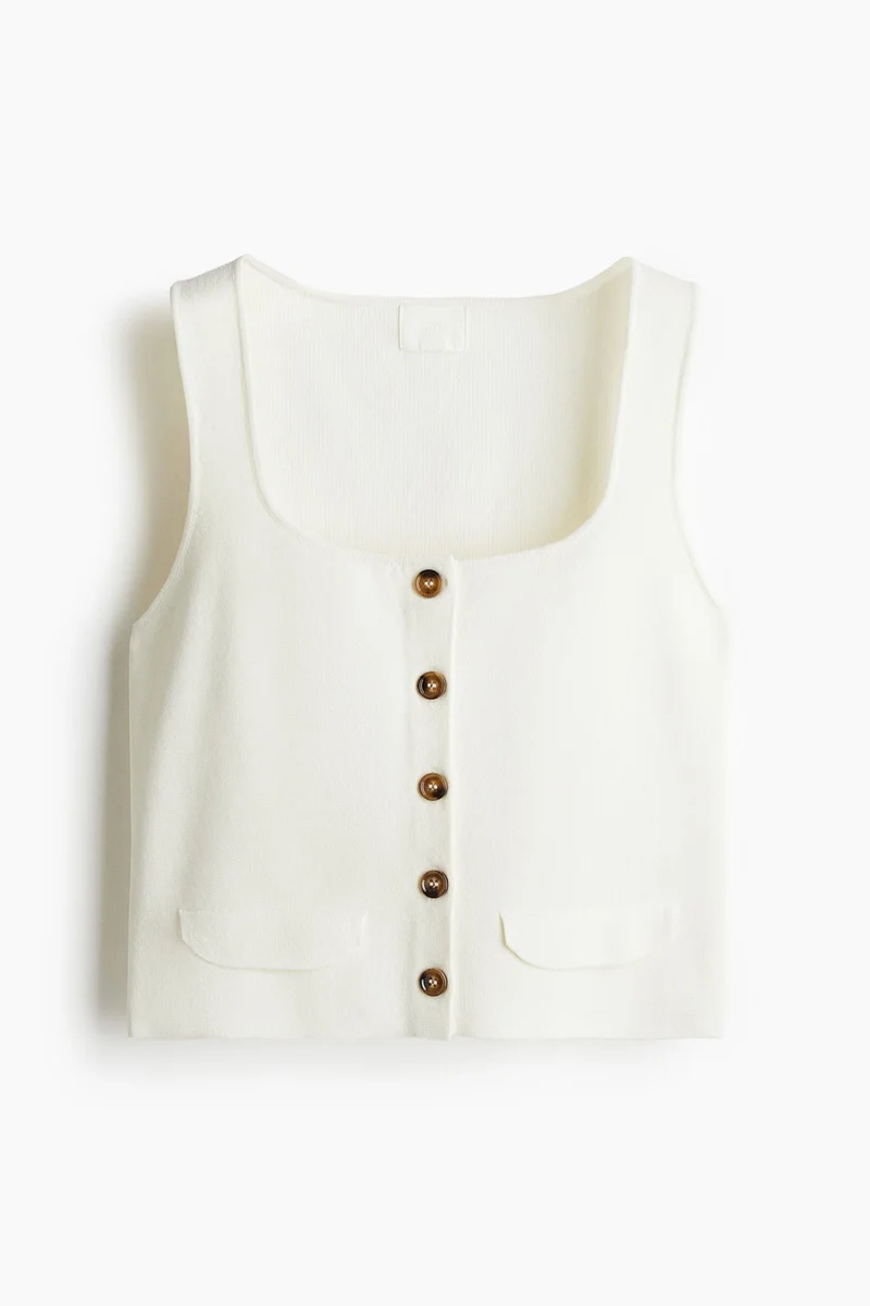 H&M Knitted waistcoat