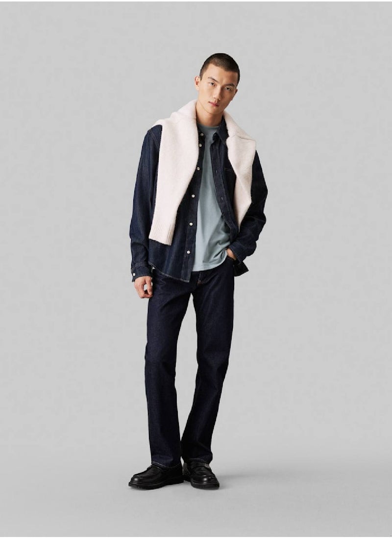 Calvin Klein Jeans Men's Denim Shirt - Cotton blend, Blue  - Image 4