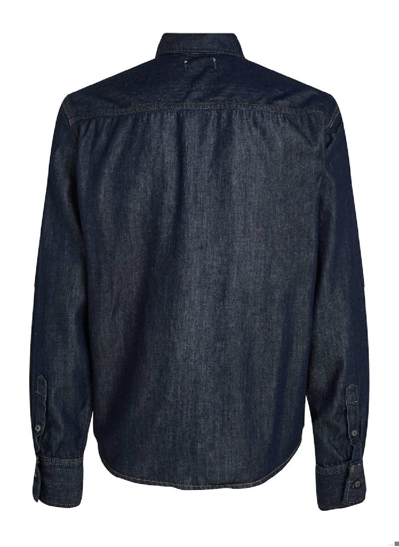 Calvin Klein Jeans - Men's Denim Shirt - Cotton blend, Blue - Image 1