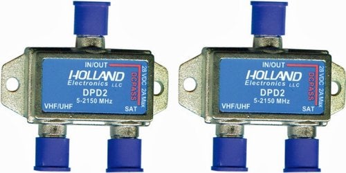 Holland Electronics Pack of 2- Holland Dishpro Satellite Diplexer - Dish Approved 2 amp version - Image 4