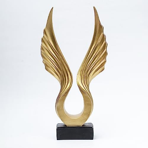 MARKET 99 Decorative Wings Statue 15CM | Artistic Figurine for Home & Office | Modern Wing Sculpture Showpiece for Living Room, Bedroom, Study Desk, Cabinet, Tabletop & Reception Area Décor - Image 4