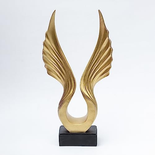 MARKET 99 Decorative Wings Statue 15CM | Artistic Figurine for Home & Office | Modern Wing Sculpture Showpiece for Living Room, Bedroom, Study Desk, Cabinet, Tabletop & Reception Area Décor - Image 3
