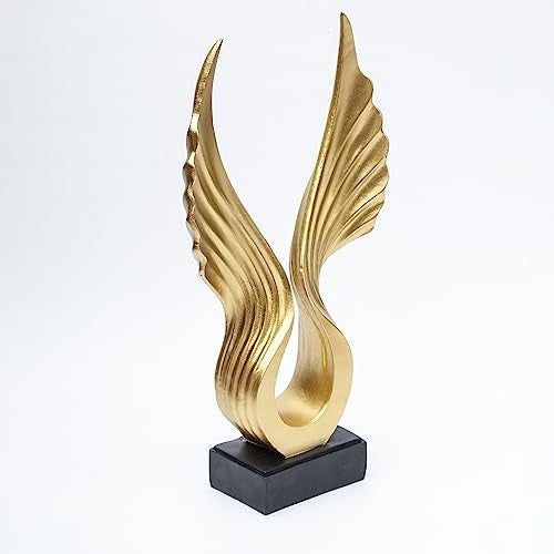 MARKET 99 Decorative Wings Statue 15CM | Artistic Figurine for Home & Office | Modern Wing Sculpture Showpiece for Living Room, Bedroom, Study Desk, Cabinet, Tabletop & Reception Area Décor - Image 5