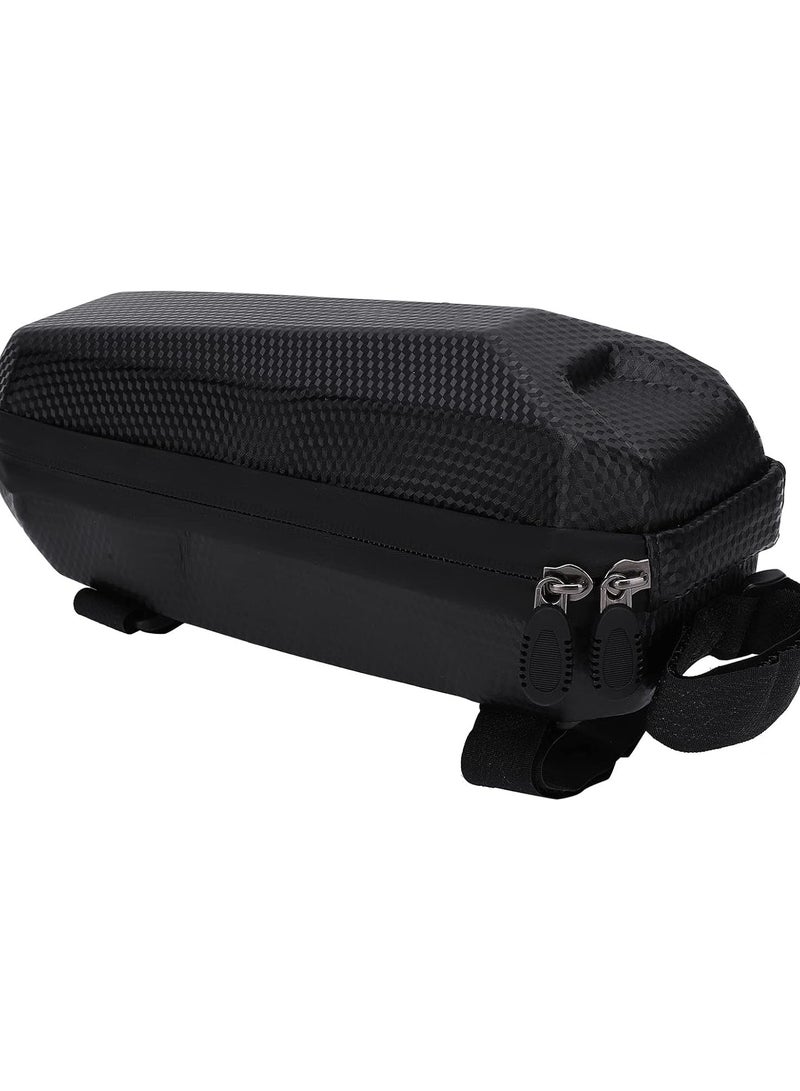 GGOOT Bike Front Frame Bag, Waterproof Bike Frame Bag Bicyle Bag Bike Front Frame Bag Top Tube Bag Storage Pouch Cycling Pack Black - Image 3