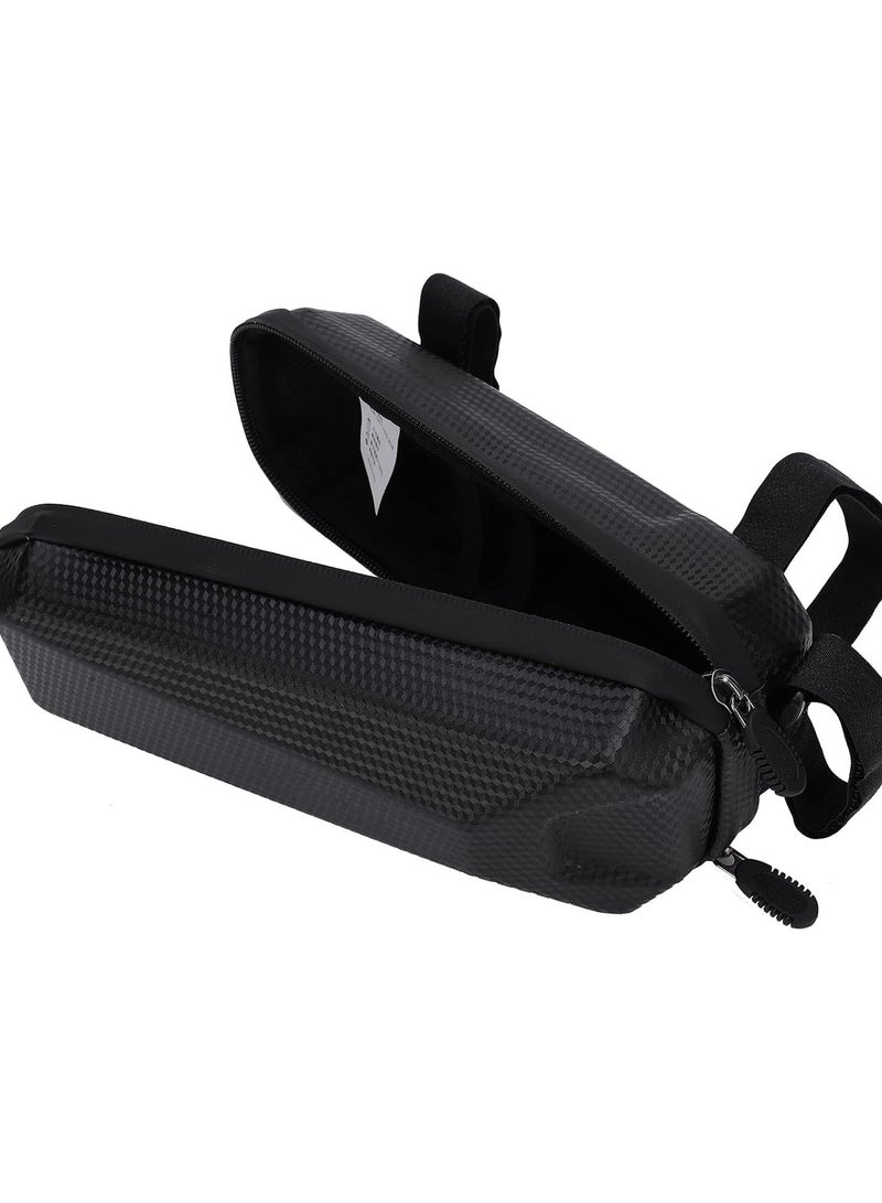 GGOOT Bike Front Frame Bag, Waterproof Bike Frame Bag Bicyle Bag Bike Front Frame Bag Top Tube Bag Storage Pouch Cycling Pack Black - Image 4