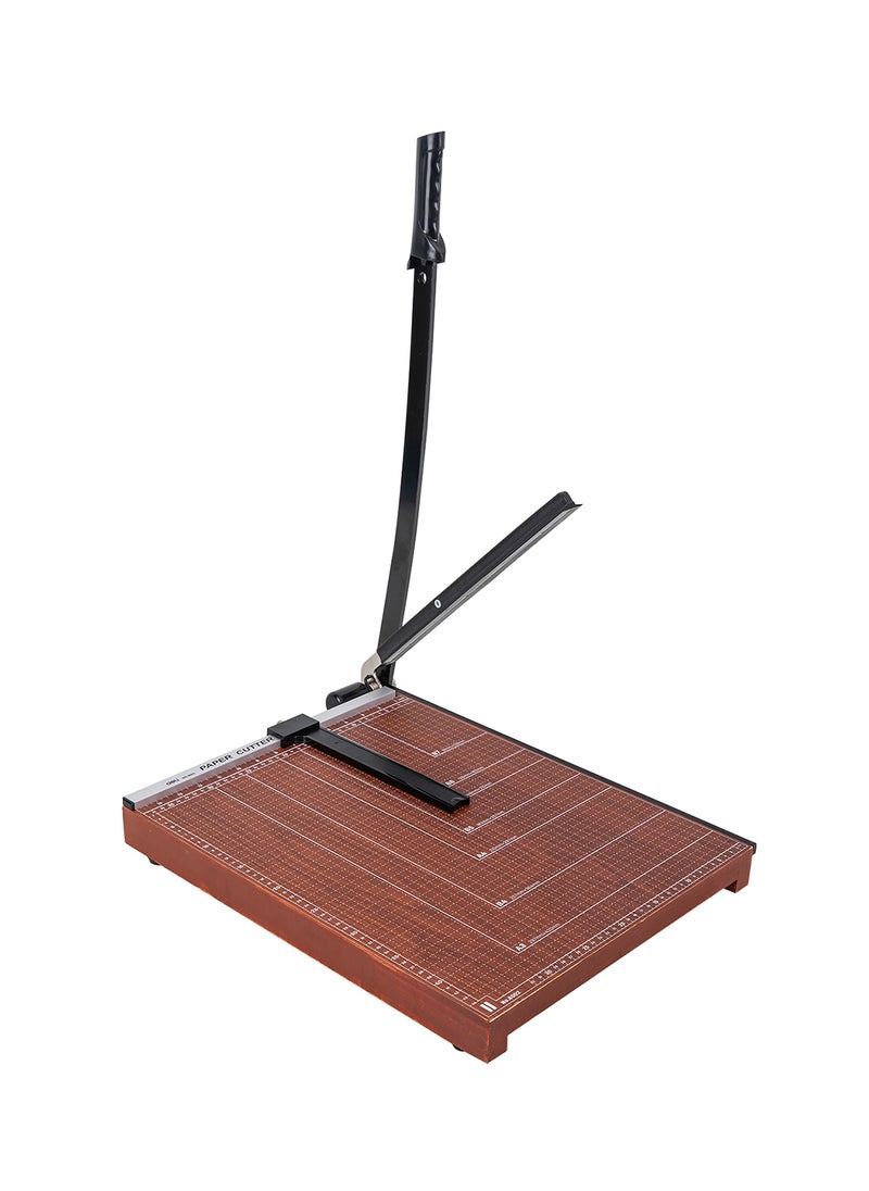 Deli - A3 Paper Cutter, Non-Slip Mat Design, Sharp Blade for Easy Cutting, Perfect for Offices, Schools, Home, and Photo Studio - Brown - Image 1