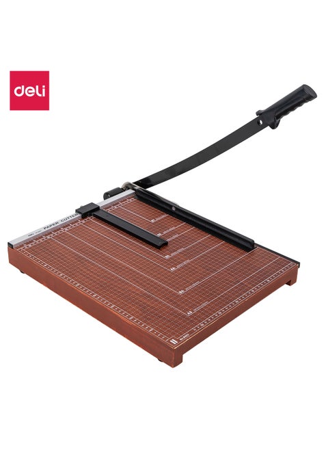 A3 Paper Cutter, Non-Slip Mat Design, Sharp Blade for Easy Cutting, Perfect for Offices, Schools, Home, and Photo Studio - Brown