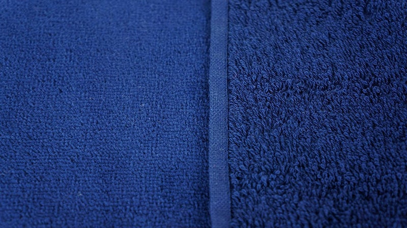 TIQH 600 GSM 100 Zero Twist Cotton Highly Absorbent and Quick Dry Extra Large Soft Beach Towel 36x72 Inches Navy - Image 4